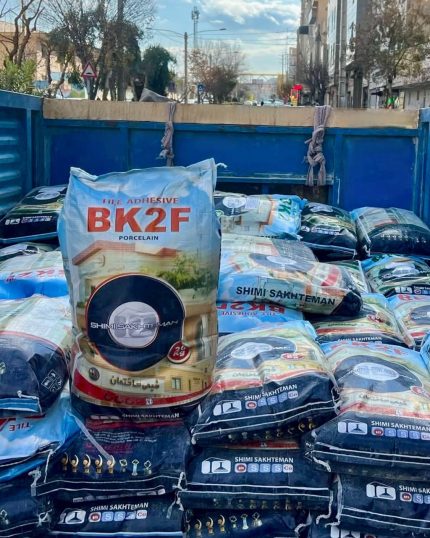 چسب پودری BK2F شیمی ساختمان | چسب سرامیک و اسلب با چسبندگی بالا