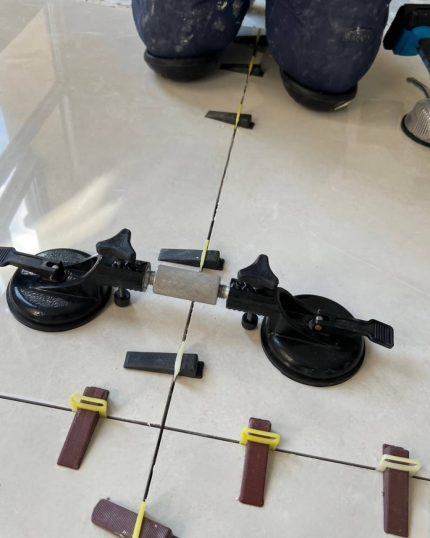 قاپک دو‌قلو لولینگ کیپ فیکسر مخصوص کاشی و سرامیک